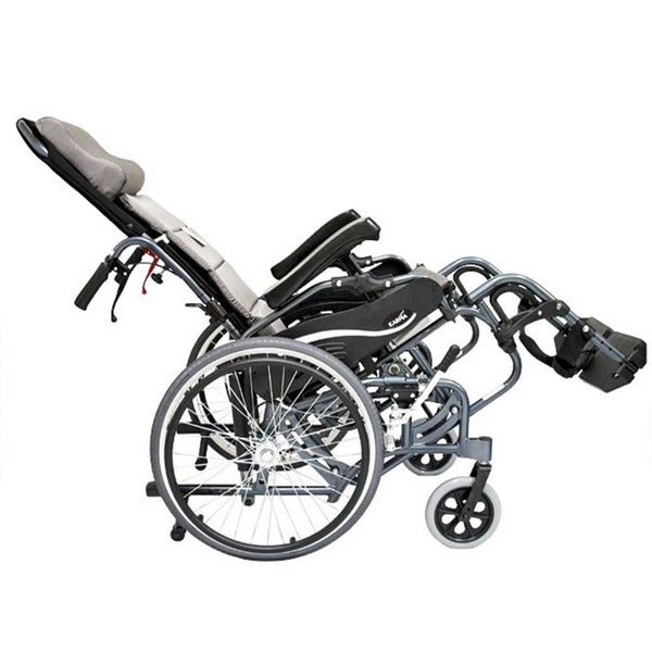 Karman VIP Series 515 Tilt-in-Space Wheelchair or Transport Chair Tilt-in-Space Transport Chair 18"W x 17"D Seat - 712463