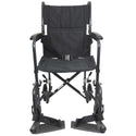 Karman T-2000 Series Lightweight Transport Chair Karman T-2000 Series Lightweight Transport Chair, 17"W x 16"D - 712477