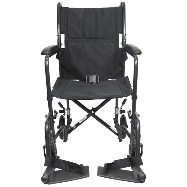 Karman T-2000 Series Lightweight Transport Chair Karman T-2000 Series Lightweight Transport Chair, 17"W x 16"D - 712477