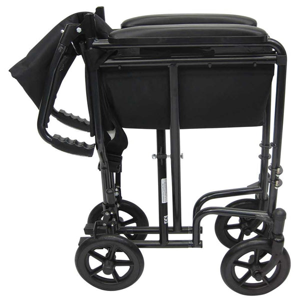 Karman T-2000 Series Lightweight Transport Chair Karman T-2000 Series Lightweight Transport Chair, 17"W x 16"D - 712477
