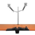 Alimed Zuma Monitor and Keyboard Tray Sit-Stand Bundle Single Monitor Arm, Black - 712544/BLACK/NA