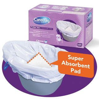 CareBag Commode Liner CareBag Commode Liner, 20/bx, 18 bx/cs - 71269818
