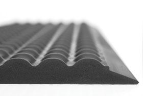 Alimed ERGOMAT Basic Ergonomic Bubble Mat and Smooth Bubble Mat Basic Smooth Anti-Fatigue Mat, 24" x 72" - 712910