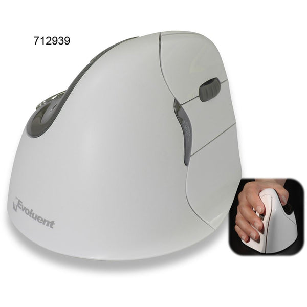 Evoluent VerticalMouse 4 VerticalMouse 4 (VM4S), Optical Small, Wired, Right Hand, Purple/Black - 712047