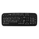 AliMed EZ See Keyboard EZ See Keyboard, White on Black - 713097