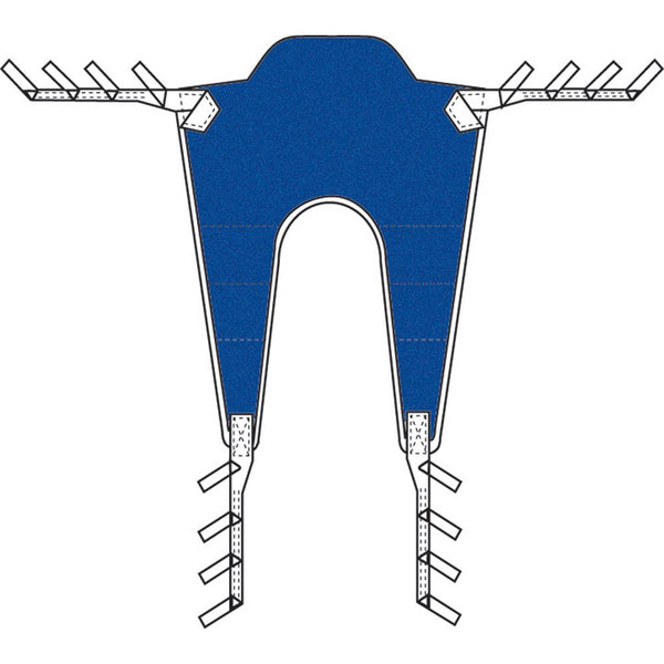 Invacare Slings Solid Transport Sling, X-Large - 713148