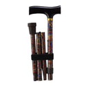 Alimed Adjustable Travel Folding Cane Adjustable Travel Folding Cane, Paisley - 713327