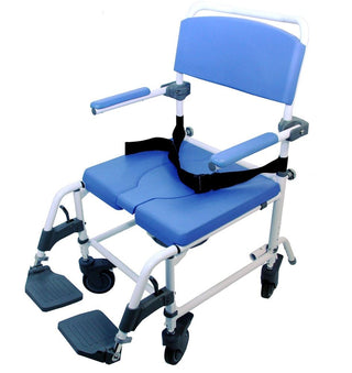 Healthline EZee Life Aluminum Shower-Commode Chair Ezee Life Aluminum-Shower Commode Chair, Std., 20" Seat - 713399