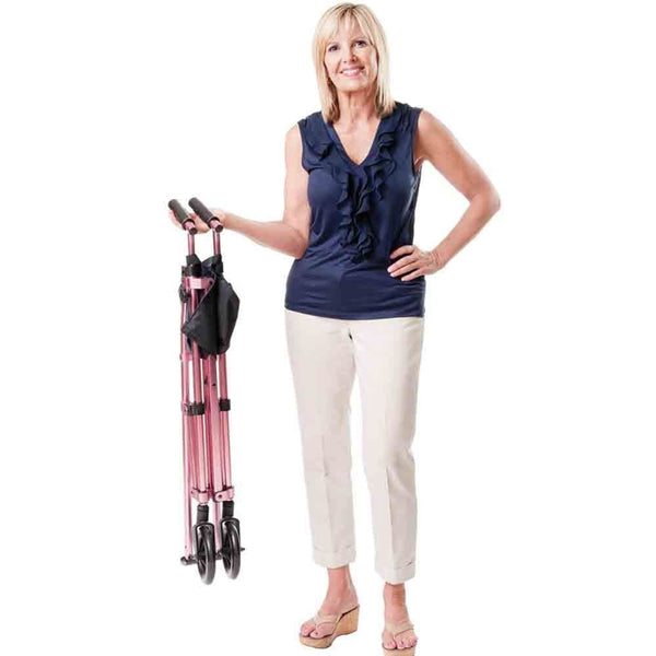 Alimed EZ Fold-N-Go Walker EZ Fold-N-Go Walker, Regal Rose - 713433/NA/NA/RR