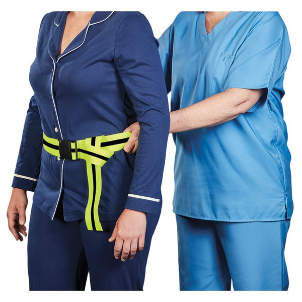 AliMed Soft Wipeable Gait Belts Soft Wipeable Gait Belt, 54"L, Safety Yellow - 713879
