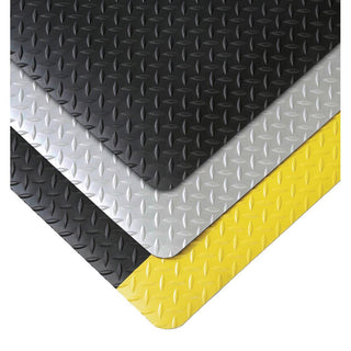 Alimed Saddle Trax Mats Saddle Trax Mat, Yellow/Black, 3'W x 5'L - 72747
