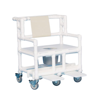 Alimed Bariatric Shower Chair Commodes Shower Commode Chair, 700 lbs, Wineberry - 72136/WBRRY/NA
