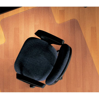 Alimed Ultra-Clear Vinyl Chair Mats Chair Mat, for Carpeted Surfaces, 45"W x 53"L with lip - 72190
