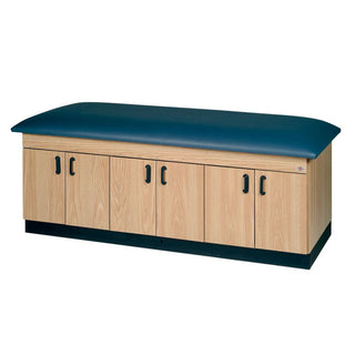 Hausmann Extra Wide Bariatric Treatment Table Bariatric Treatment Table, Natural Oak, Black - 72217/NATOAK/BLACK