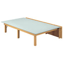 Hausmann Space Saver Mat Platform Mat Platform, 5 x 7, Natural Oak/Blue - 72222/NATOAK/BLUE