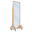 Plate Glass Mirrors Portable Triple Mirror - 7338