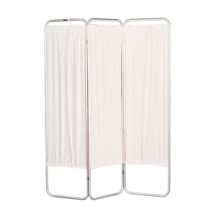 Nonmagnetic Folding Privacy Screen Fold. Privacy Screen, Nonmagnet, King Size, 3 Panels, 85"L x 68"H - 73382