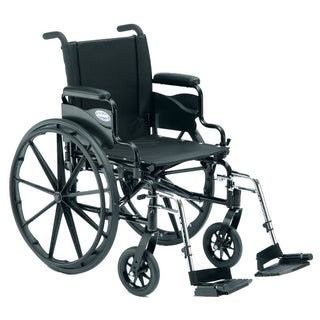Invacare 9000XT Wheelchair 9000XT, Desk Length Fixed Hgt. Arms, Footrests, 18"W - 74780/NA/18W
