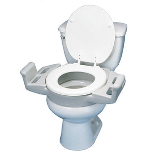 Alimed Elevated Push-Up Toilet Seat with Armrests Elevated Push-Up Toilet Seat with Armrests - 74868