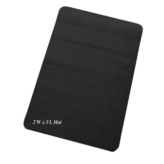 AliMed Safety NoSlip Mat Safety NoSlip Mat, Black, 2'W x 3'L, cs/5 - 7487905