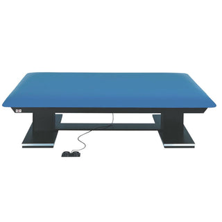 Hausmann Dual-Lift Powermatic Mat Platform Table Mat Platform Table, 6'W x 8'L, Blue - 75159/BLUE/NA