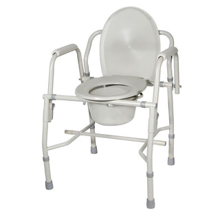 Alimed Drop-Arm Commode with Padded Armrests Drop-Arm Commode w/Padded Armrests - 75564