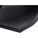 Alimed Happy Feet Mat Happy Feet Mat, Grip-Top, Striped Border, 3' x 5' - 75781