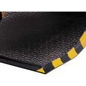 Alimed Happy Feet Mat Happy Feet Mat, Grip-Top, Striped Border, 2' x 3' - 75780
