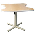 AliMed Dual Comfort Recess Height-Adjustable Table Heavy-Duty Casters - 76804