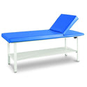 Winco Treatment Table with Adjustable Back Table w/Adjustable Back, Shelf, Black - 77325/BLACK/NA