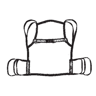 Hoyer 1-Piece Sling with Positioning Strap 1-Piece Sling w/Positioning Strap 198-300 lbs., Large - 77507