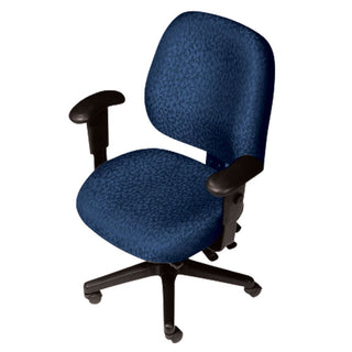 Alimed Management Task Seating Management Chair, Burgundy - 77792/BURG/NA
