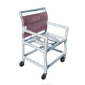Healthline Shower Commode Chair Extra Wide Shower Chair, Mauve - 77810/MAU/NA
