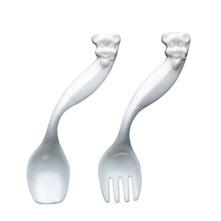 Alimed Pediatric Easy Grip Cutlery Pediatric Easy Grip Set, Built-up Handles, 1 set/pk - 77892
