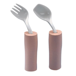 Alimed Pediatric Easy Grip Cutlery Pediatric Easy Grip Set, Regular Handles, 2 sets/pk - 77891