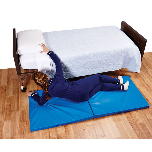 AliMed Folding Multifunction Mat Multifunction Mat, Single Fold, No-Skid, 30"W x 72"L x 2"H, 2/cs - 78089