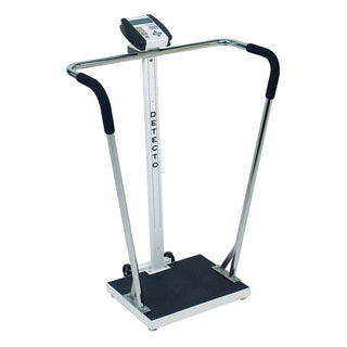 DETECTO Handrail Stand-On Scales Handrail Stand-On Scale, 24"W x 24"D - 78362
