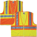 GLoWEAR ANSI Class 2 High-Visibility Two-Tone Vests Two-Tone Vest, Lime, Large - 79119/LIME/LG