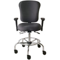 Classic Lab Stool Collection Lab Stool, Black Vinyl - 712016/BLK/NA
