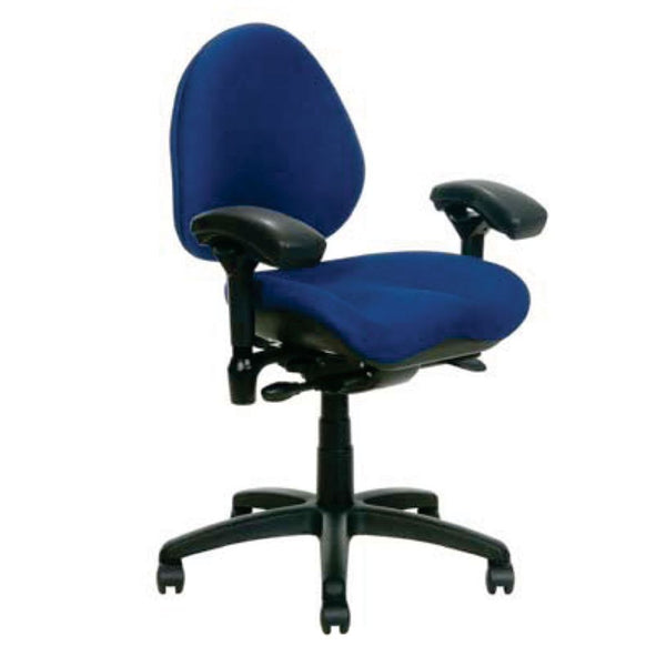 BodyBilt Cleanroom and ESD Task Chairs Cleanroom/ESD Task Chair, Black - 79953/BLACK/NA