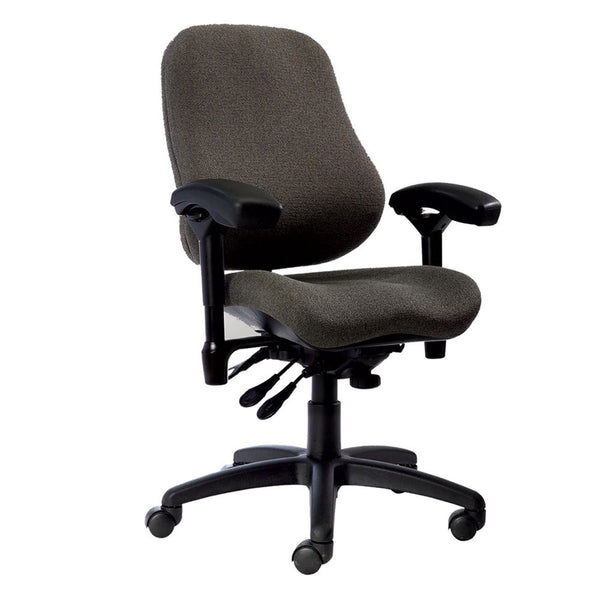 BodyBilt Cleanroom and ESD Task Chairs Cleanroom/ESD Task Chair, Black - 79953/BLACK/NA