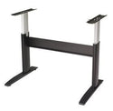 Alimed Electric Height Adjustable Tables and Bases Table, 30" x 48", Black, Pearwood - 79973/PRWD/NA
