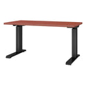 Alimed Electric Height Adjustable Tables and Bases Table, 30" x 48", Black, Pearwood - 79973/PRWD/NA