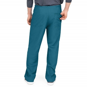Medline PerforMAX Unisex Reversible Scrub Pants with Front Drawstring - PerforMAX Unisex Reversible Drawstring Scrub Pants with Angelica Color-Coding, Size L Regular Inseam, Caribbean Blue - 800NNTL-CA