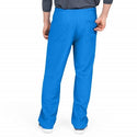 Medline PerforMAX Unisex Reversible Scrub Pants with Front Drawstring - PerforMAX Unisex Reversible Drawstring Scrub Pants with Angelica Color-Coding, Size M Petite Inseam, Royal Blue - 800JRLMP-CA