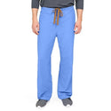 Medline PerforMAX Unisex Reversible Scrub Pants with Front Drawstring - PerforMAX Unisex Reversible Drawstring Scrub Pants with Angelica Color-Coding, Size M Long Inseam, Ceil Blue - 800NTHML-CA