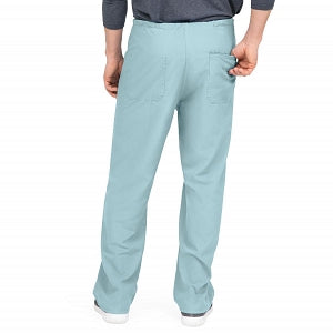 Medline PerforMAX Unisex Reversible Scrub Pants with Front Drawstring - PerforMAX Unisex Reversible Drawstring Scrub Pants with Angelica Color-Coding, Size S Long Inseam, Misty - 800NTZSL-CA