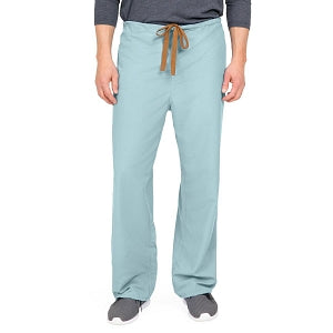 Medline PerforMAX Unisex Reversible Scrub Pants with Front Drawstring - PerforMAX Unisex Reversible Drawstring Scrub Pants with Angelica Color-Coding, Size S Long Inseam, Misty - 800NTZSL-CA