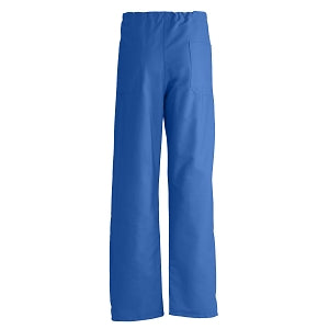 Medline PerforMAX Unisex Reversible Scrub Pants with Front Drawstring - PerforMAX Unisex Reversible Drawstring Scrub Pants with Angelica Color-Coding, Size M Regular Inseam, Royal Blue - 800NNTM-CA