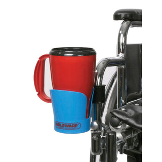 Alimed Wheelchair Cup Holder Wheelchair Cup Holder, Blue - 80125